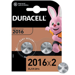 Батарейки Duracell CR2016 - 2 штуки